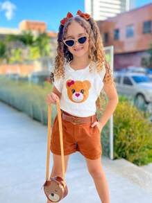 Young Girls Sets - Rust Brown - View 4