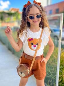Young Girls Sets - Rust Brown - View 6