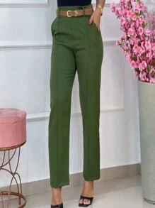 Women Pants - Army Green - View 3