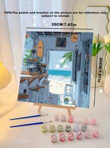 Paint By Number For Adults, Acrylic Easy Paint By Numbers For Adults Beginner, DIY Painting By Numbers For Gift Home Wall Decor 20 W X 20 L/30 W X 30 L