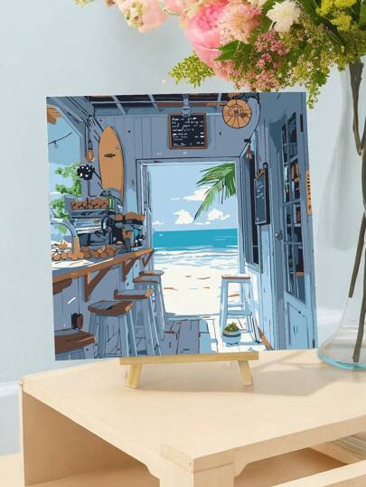 Paint By Number For Adults, Acrylic Easy Paint By Numbers For Adults Beginner, DIY Painting By Numbers For Gift Home Wall Decor 20 W X 20 L/30 W X 30 L