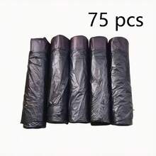 75 个厚抽绳 PE 垃圾袋，适用于家庭、办公室和厨房，家居装饰，圣诞礼物，家居礼品，房间装饰 - 彩色 - 查看 7