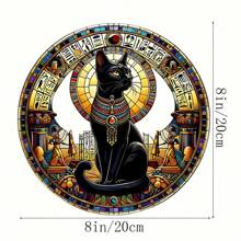 1pc Mèo Buster Ai Cập 2D Acrylic phẳng Suncatcher, Chủ đề động vật Trang trí treo tường trong nhà phòng khách, Tuyệt vời cho nhà, vườn, trang trí tiệc ngày lễ, Quà tặng hoàn hảo cho bạn bè và sinh nhật., Trang trí nhà cửa, Trang trí phòng, Trang trí tường - Nhiều màu - Xem 5