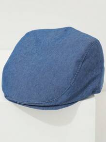 Eine Frühjahr/Sommer neue Einfarbig Kinder Baskenmütze, Unisex Baby Jungen und Mädchen modische Kopfbedeckung für Kinder mit einfachem Baseballkappe