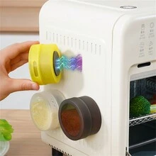 1pc Magnetic Spice Box, Portable Outdoor Camping Seasoning Container, Kitchen Oven Magnetic Container - Multicolor - View 6