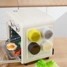 1pc Magnetic Spice Box, Portable Outdoor Camping Seasoning Container, Kitchen Oven Magnetic Container - Multicolor - View 9