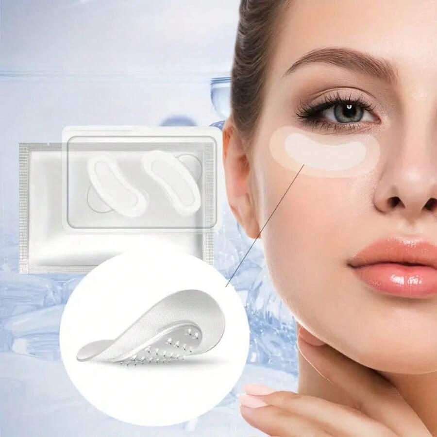 Eye Patch, Micro Needle Hyaluronic Acid Soluble Dissolving Microneedle Under Eye Patch SHEIN