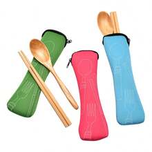 1/2 Chiếc Hộp Bảo Quản Bằng Vải Bền-Chống Rò Rỉ, Chống Rỉ Sét, Túi Đựng Dụng Cụ Di Động Có Dây Kéo-Hoàn hảo Cho Cắm Trại, Dã Ngoại, Trường Học, Văn Phòng, Dụng Cụ Tổ Chức Tại Nhà Và Bảo Quản, Giữ Nĩa, Muỗng Và Dao Sạch Sẽ Và Có Tổ Chức - Nhiều màu - Xem 7