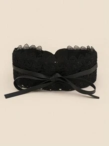 1pc Women's Lace Tie-Up Belt Wide Cinch Waistband Halloween Valentine's Day Summer, School