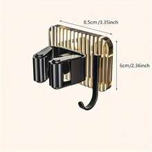 Giá đỡ cây lau nhà không khoan, Giá lau tường phòng tắm, Hộp đựng chổi lau nhà, Móc đa năng, Móc dính đa năng, Móc treo cây lau nhà trong vườn, nhà bếp - Nhiều màu - Xem 3