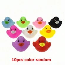Little Yellow Duck Children Funny Water Play Toys Sounding Mini Duck Swimming Pool Floating Toys Kids Bathing Toys Gift For Kids