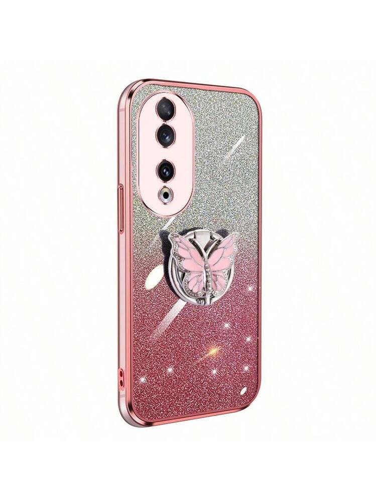 SRISHP Cover per Honor X7, Magnetica Cover a Libro con Slot per Schede, Custodia in PU Pelle Portafoglio per Honor X7, Oro Rosa