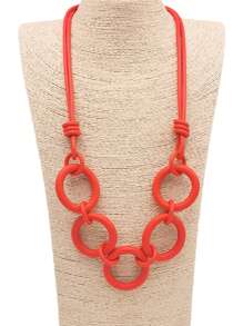 MARLIWOO 1入精美波西米亞風珠寶項鍊，時尚奢華設計女士珠寶飾品