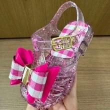 Kids Flat Sandals - màu hồng long lanh - Xem 6