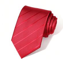 1 Corbata Roja De Cachemira Para Hombre Para Fiesta De Moda, Boda, Negocios, Ocio