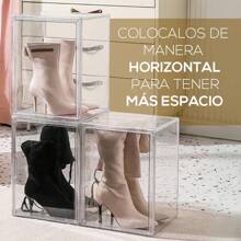 Caja de Acrílico Transparente para Almacenar Zapatos - transparente - Ver 10
