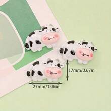 冰箱贴、卡通奶牛冰箱贴、可爱装饰磁铁、办公磁铁、厨房办公室白板储物柜和洗碗机的个性化冰箱贴、厨房装饰、家居装饰、情人节礼物 - 彩色 - 查看 12