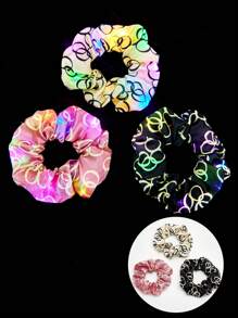 3 Stücke LED Haargummis für Frauen - Haargummi, Leuchtende Haargummis für Mädchen, Bunte Garnhaarspangen mit mehreren Leuchtmodi, dekoriert mit Leoparden-, Punkte- und Schmetterlingsprint, Neon-LED-Rave-Haaraccessoires, die im Dunkeln leuchten, Partyzubehör für Dunkelheit, Halloween-Party, Kreuzfahrt, Urlaub, Straße, Tanzparty, Musikfestivals, Nachtclubs, tolle Geschenke für Freunde und Kinder - Verschiedenfarbig - Übersicht 13