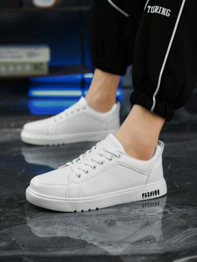 Men's Lace-Up Casual Sports Shoes, Lightweight, Comfortable And Breathable, Low Top Shoes Suitable For Outdoor Walking, New Fashion Sneakers