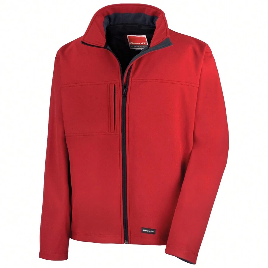 Result Mens Softshell Premium 3 Layer Performance Jacket (Waterproof, Windproof & Breathable) (N/A) - Red - View 1