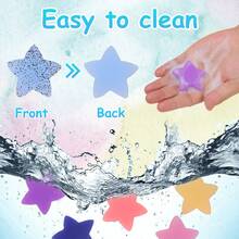 Stern Kawaii Squishies, Mochi Squishy Spielzeug für Kinder Party Gefälligkeiten, Minispannungsentlastung Spielzeug für Weihnachtsfeier Gefälligkeiten, Klassenraum Preise, Geburtstagsgeschenk, Goodie-Bag-Füllstoffe - Verschiedenfarbig - Übersicht 5