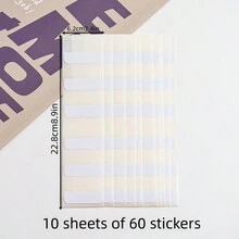 纯色索引贴 分类标签贴 标记贴 超强吸力 白色便签 备忘录 便利贴索引贴 - 白色索引貼 - 查看 2