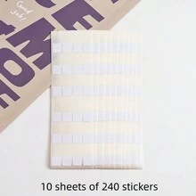 纯色索引贴 分类标签贴 标记贴 超强吸力 白色便签 备忘录 便利贴索引贴 - 白色索引貼 - 查看 4