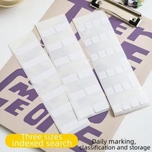 纯色索引贴 分类标签贴 标记贴 超强吸力 白色便签 备忘录 便利贴索引贴 - 白色索引貼 - 查看 7