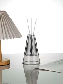 1 Glass Vase, Indoor Aromatherapy Diffuser, (No Diffuser Stick, Single Bottle) Diffuser, Aromatherapy Bottle Double-Layer Home Decoration, Room Decoration, Modern Wedding Decoration Hydroponic Flower Pot, Glass Container Crafts Decoration