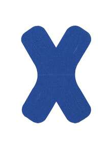 Băng cơ hình chữ X để hỗ trợ tập thể dục bóng rổ: Đùi/Đầu gối/Vai Với 20 chiếc Băng hỗ trợ cơ bắp cắt sẵn - Màu xanh lam - Xem 7