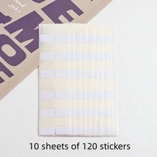 纯色索引贴 分类标签贴 标记贴 超强吸力 白色便签 备忘录 便利贴索引贴 - 白色索引貼 - 查看 11