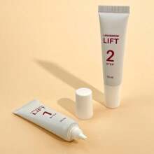 睫毛提升剂 10ml，适用于睫毛和眉毛，蕴含水解蛋白，性质温和，气味清新。包含 1 号烫发液和 2 号固色液。睫毛胶，睫毛胶 - 白色 - 查看 7