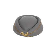 Cosplay-Accessoires Stewardess Hut weibliches Baskenmütze-Hut-Kostümrequisit Stewardess gleicher Stil Flughut Damen-Live-Requisiten-Hut Osterhut Urlaubsparty-Sammelhut - Verschiedenfarbig - Übersicht 16