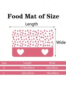 Thảm thức ăn cho chó mèo được cá nhân hóa Thảm PU chống trượt ở phía dưới Tấm lót bát cho chó Thảm cho chó dùng thức ăn và nước Thảm thức ăn cho chó cưng tùy chỉnh cho sàn nhà không thấm nước - Nhiều màu - Xem 6