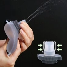 1 Chai Nước Thể Thao Cổ Tay, Dành Cho Xe Đạp, Marathon, Đi Bộ Đường Dài, Ngoài Trời, Di Động Hydrat Hóa Dụng Cụ - màu đen - Xem 4