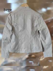 Women Jackets - Apricot - View 2