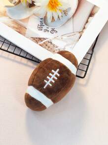 1 件宠物毛绒玩偶，吱吱作响的球形宠物训练互动玩偶，橄榄形宠物玩偶，仅供宠物使用