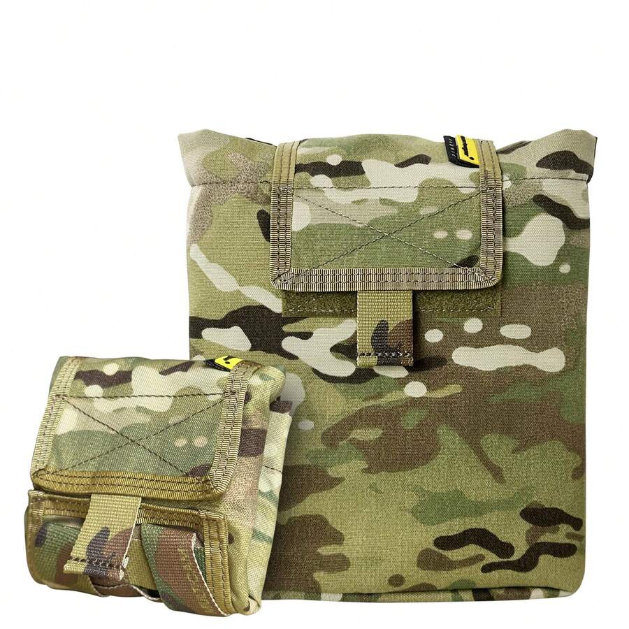 500D Nylon Tactical Molle Dump Pouch Durable Collapsible Drawstring Magazine Utility Pouch Magazine Utility Pouch For Tactical Belts And Vests - Royal Blue - View 1