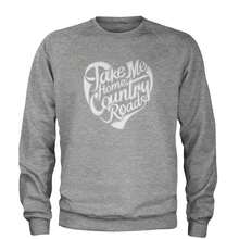 Take Me Home Country Roads Adult Crewneck Sweatshirt - 查看 4