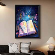 1入組學習氛圍無框門壁藝術裝飾，堅固耐用的鐵片畫，適用於咖啡廳、地下室、車庫、俱樂部、商店、餐廳、家居室內外裝飾 - 彩色 - 查看 3