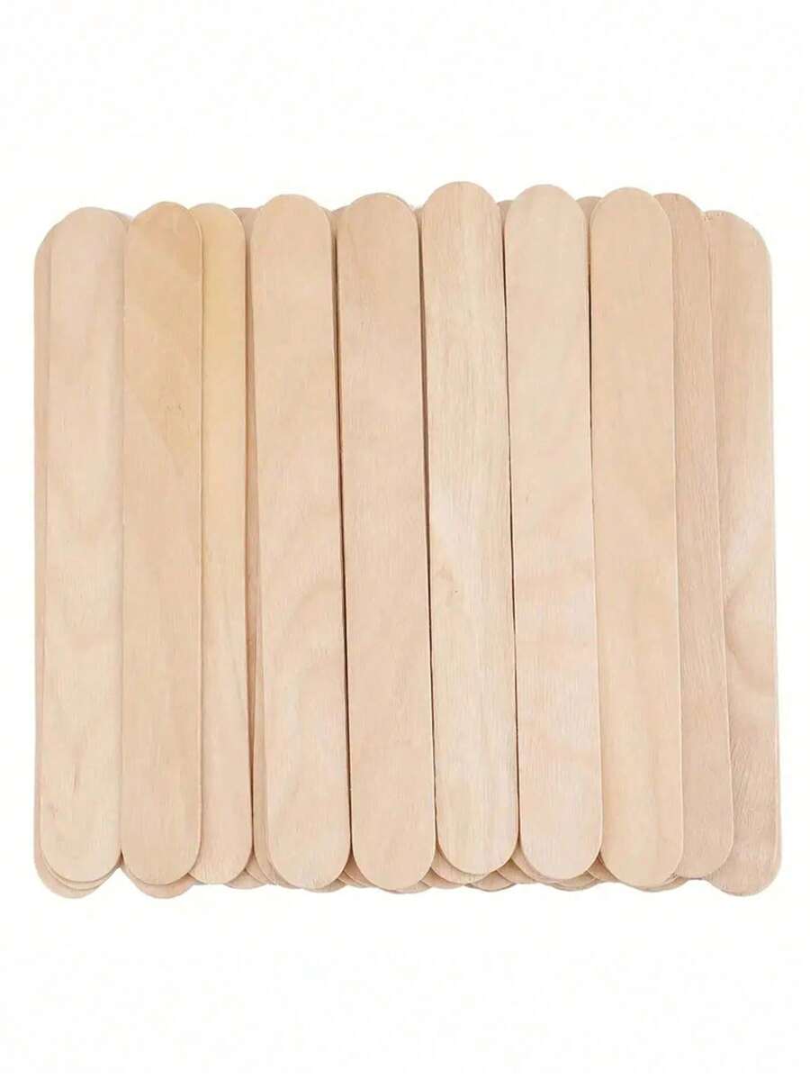 100pcs/50pcs/10pcs150mm Waxing Wooden Stick, Wooden Wax Scraper