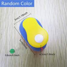 1个随机颜色 8/16/25/38/50mm 圆形打孔器，DIY圆形压花打孔器，剪贴簿打孔器，纸张切割打孔器，圆形孔切割器，返校季