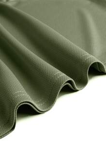 男友风男士运动无袖上衣，速干运动服，适合跑步健身，基础款印花T恤，夏季户外活动必备 - 軍綠色 - 查看 6