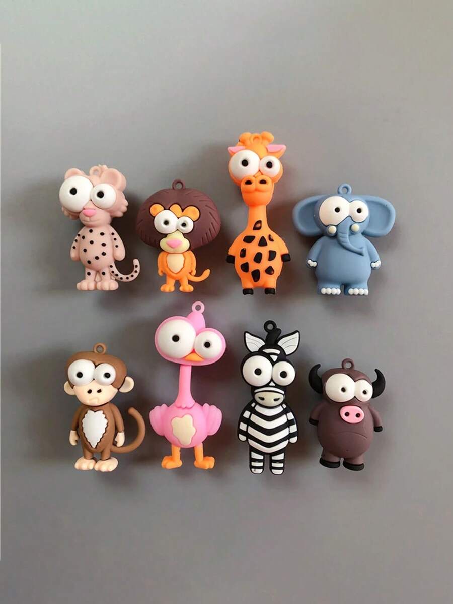 8 peças/1 peça Ímãs de Geladeira, Ímãs de Geladeira Cartoon, Ímãs Decorativos Fofos, Ímã de Geladeira Personalizado para Cozinha, Escritório, Quadro Branco, Armário e Lava-louças, Decoração de Cozinha, Decoração Doméstica, Presentes para o Dia das Mães(Devido à produção artesanal, o produto pode apresentar defeitos)