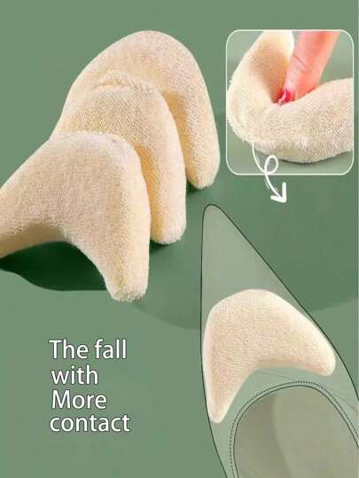 1pair Shoe Inserts To Adjust Shoe Size And Relieve Pain In High Heels With Anti-Skid Front Foot Pad And Half Insole For Women High Heels Women Pumps And Men Sneakers Shoes Summer Daily Wear, Shoes Accessories Gift Ideas