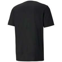 Puma Boyfriend Style Men's Performance Moisture-Wicking Cat T-Shirt - Black - View 3