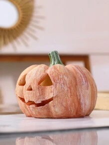 1pc Halloween Smiling Pumpkin House Decoration Ornament For Fish Tank, Office Desk And Home Entrance Best Gifts Birthday Home Decor Halloween Decor Room Decor