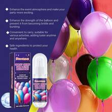 荧光笔气球喷雾，增强气球光泽，长效效果，创造气氛，荧光笔喷雾 - 藍色 - 查看 3