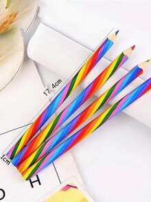 Multicolor Rainbow Pencil Set With Mixed Colors For Drawing And Coloring - Color - View 9