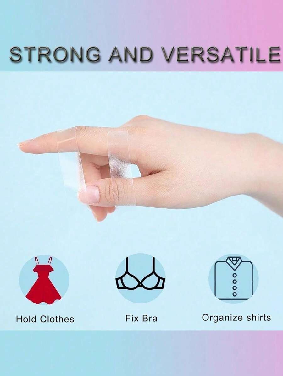 180pcs Ceremonial Dress AntiSlip Double Sided Adhesive Tape For Clothes, Evening Dress Anti